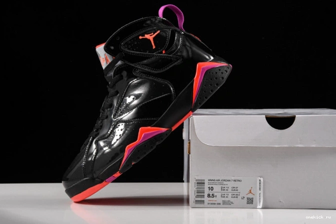 Chep Onekick Retro 313358-006 Black Patent Jordan 7 Air 0716